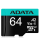 Karta pamięci Adata microSD 64GB 100MB/s AUSDX64GUI3V30SA2-RA1